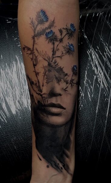 Черно-белая работа 1