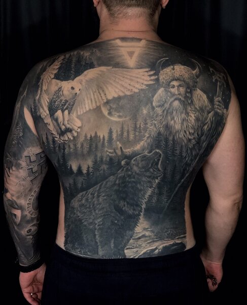 Черно-белая работа 4